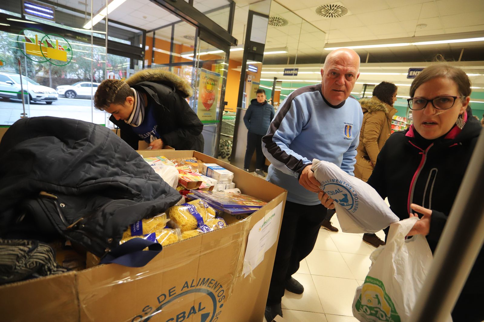 Imágenes de la gran Recogida del Banco de alimentos 2019