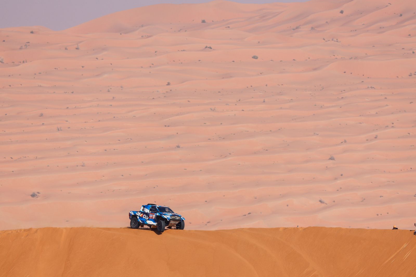Las mejores fotos del Dakar por las dunas