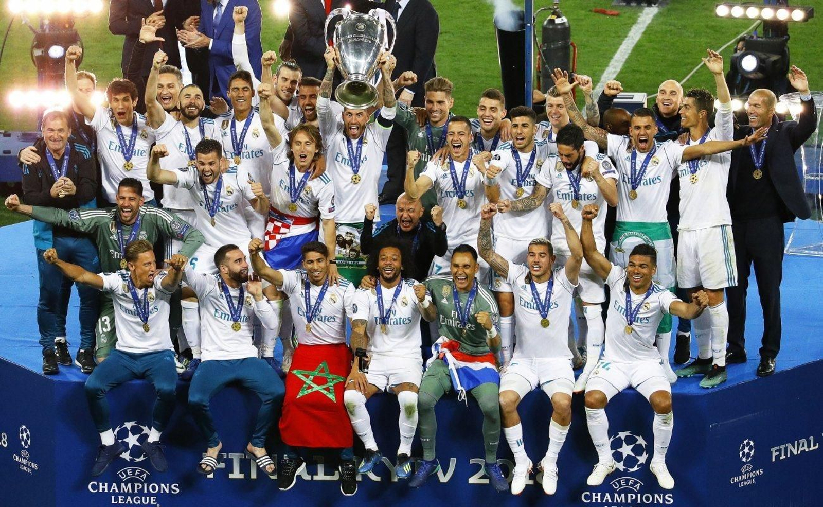 Las imágenes de la final de la Champions en Kiev