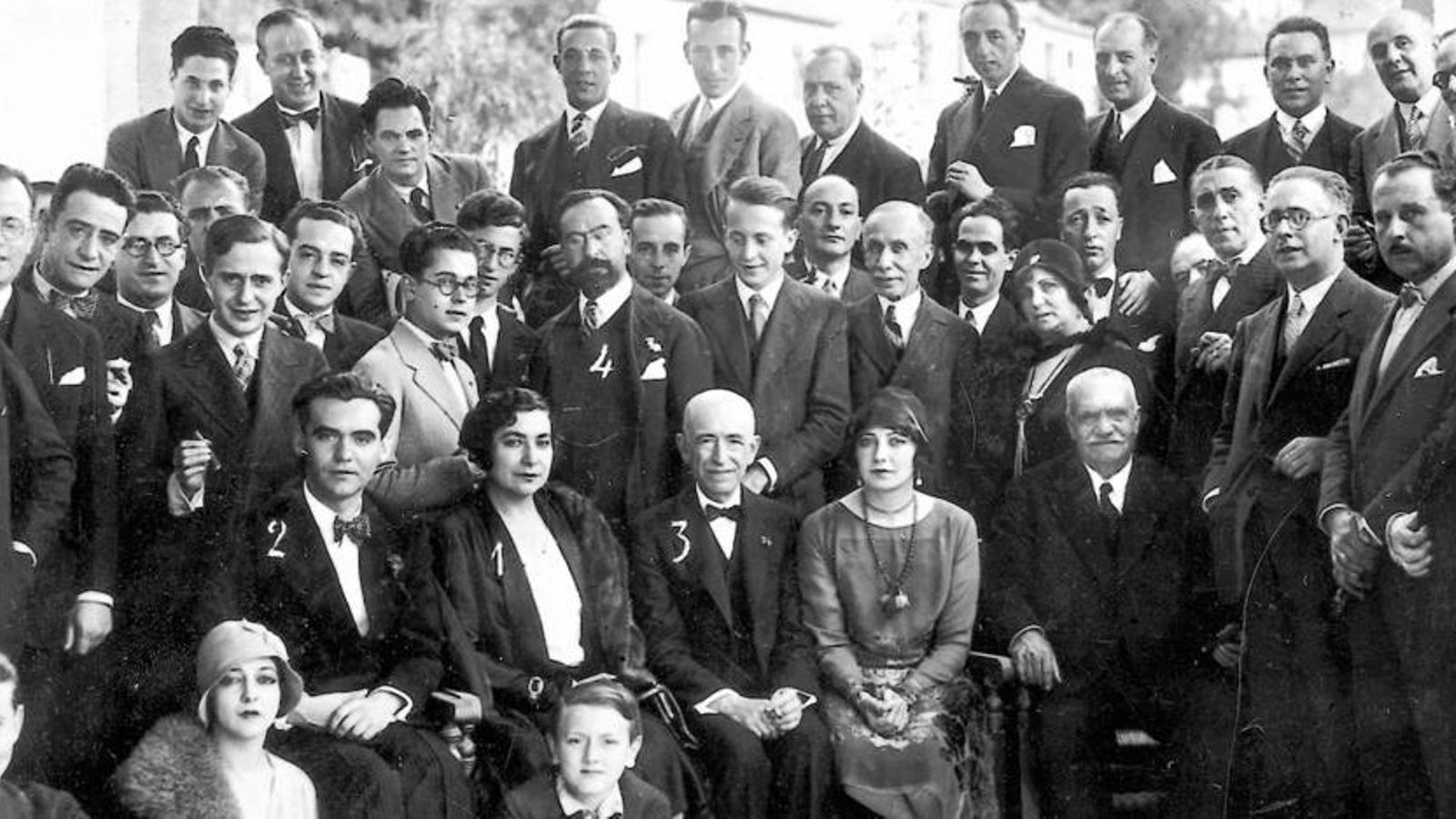 Gran parte de los intelectuales que arroparon al evento.