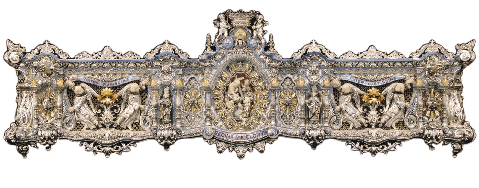 Frontal de paso, respiradero de plata de Los Negritos