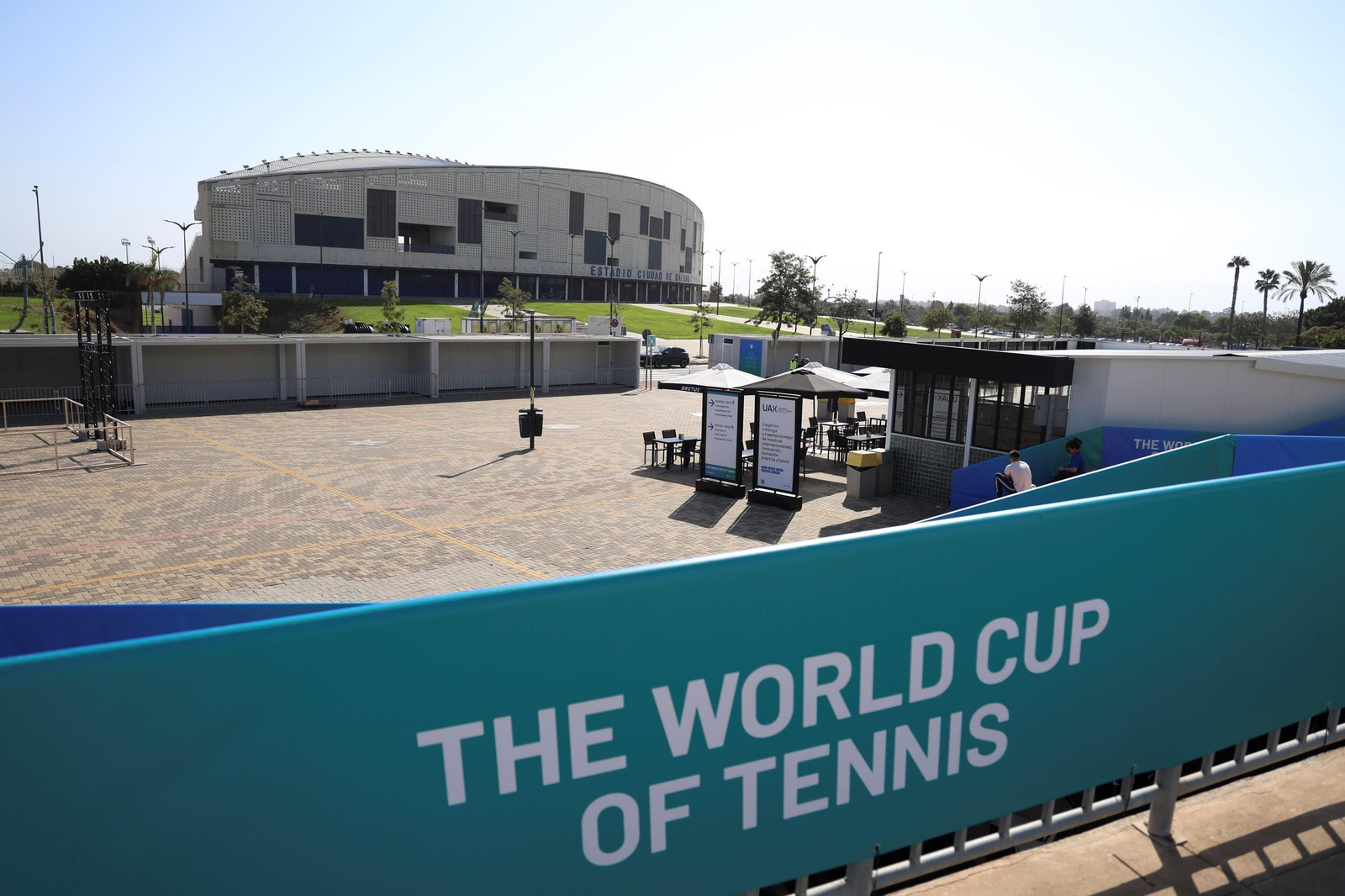 Así se transforma el Carpena para la Copa Billie Jean King y la Copa Davis