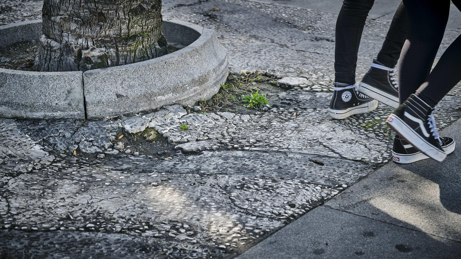 Pavimento en plaza San Juan de Dios