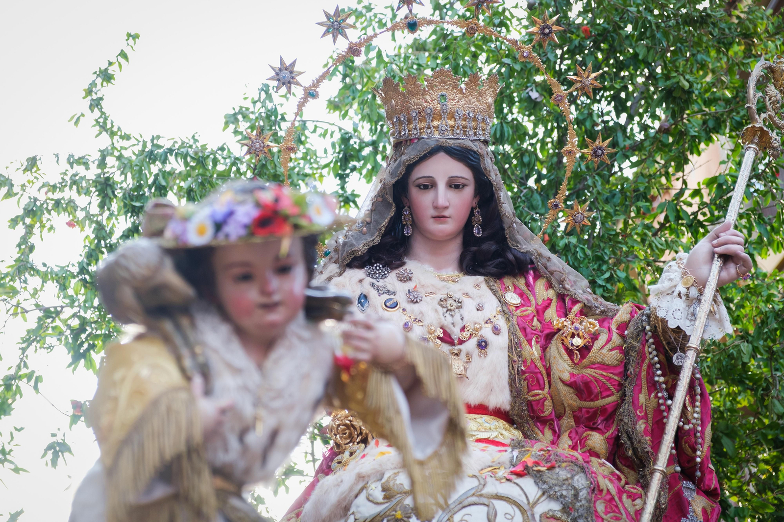 La procesión de la Divina Pastora de Capuchinos, en imágenes