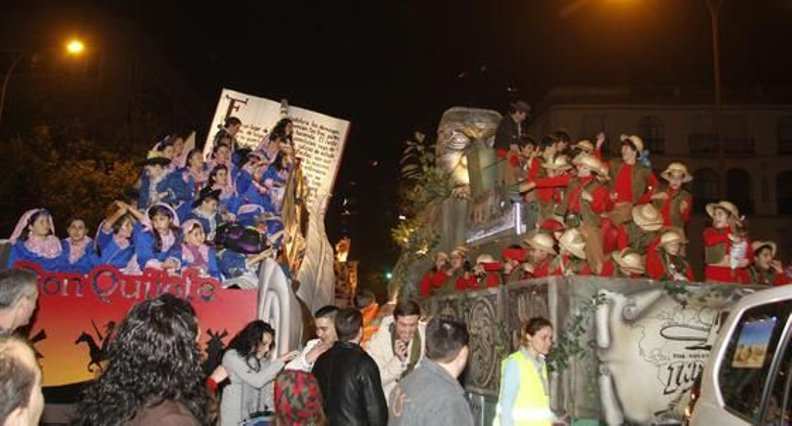 Imégenes de la Cabalgata de Reyes Magos por las calles de la ciudad.

Foto: Victoria Hidalgo
