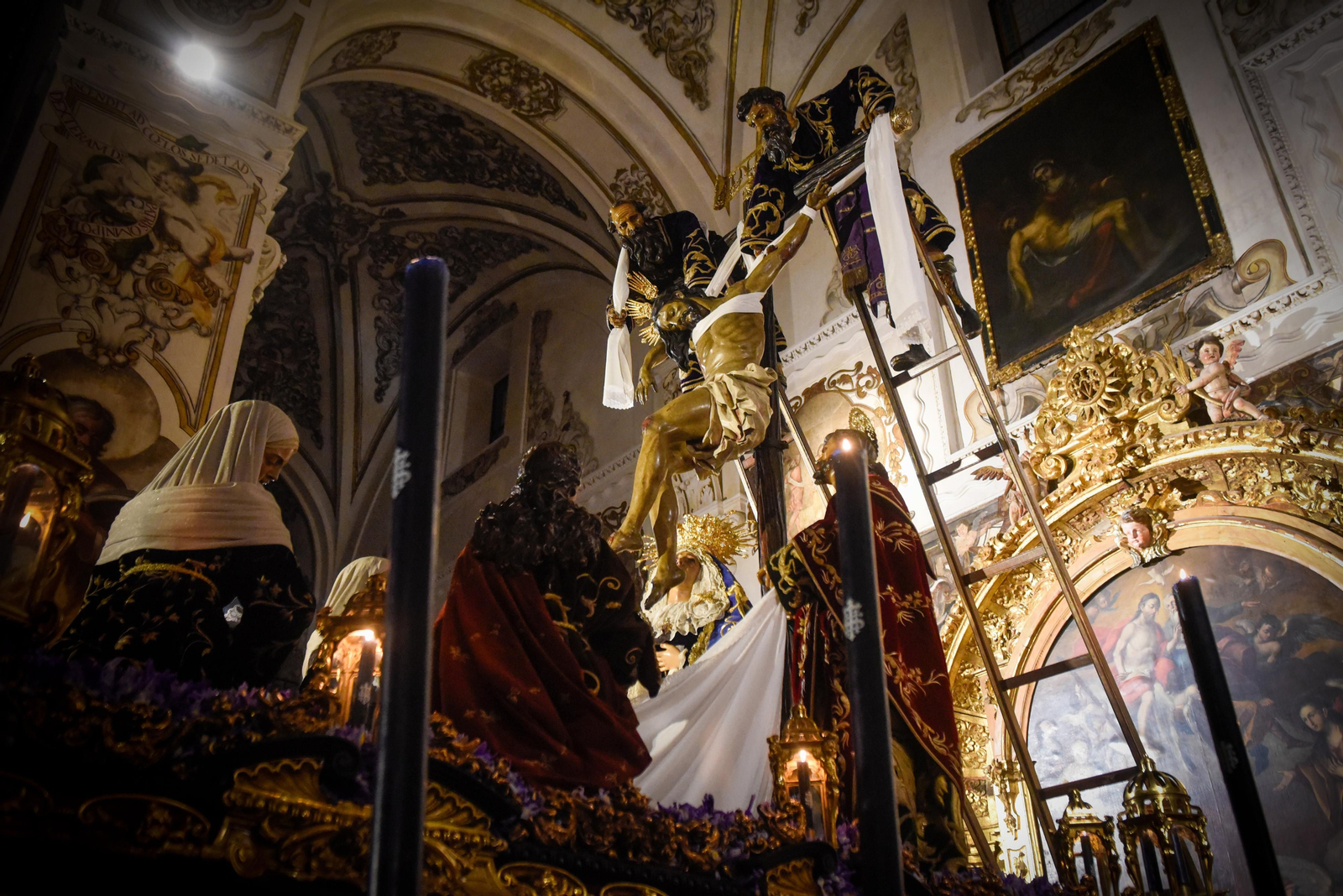 Las imágenes de la Hermandad de La Quinta Angustia en la Semana Santa de Sevilla 2024