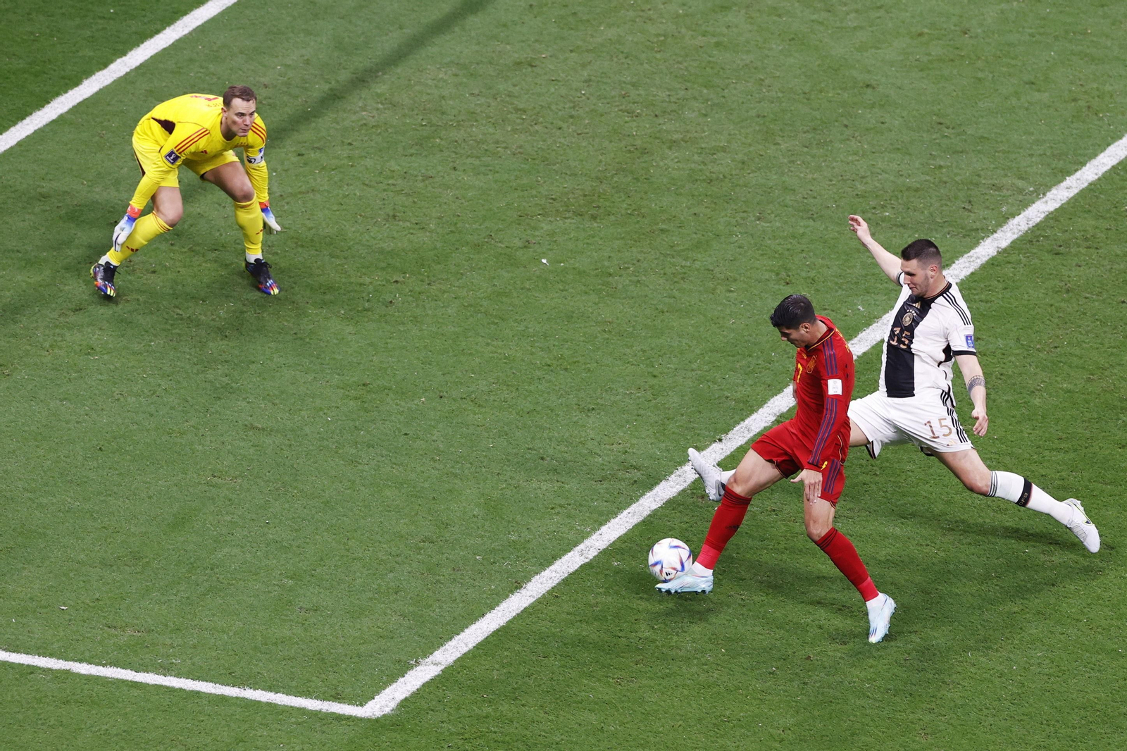Las fotos del España-Alemania del Mundial de Qatar