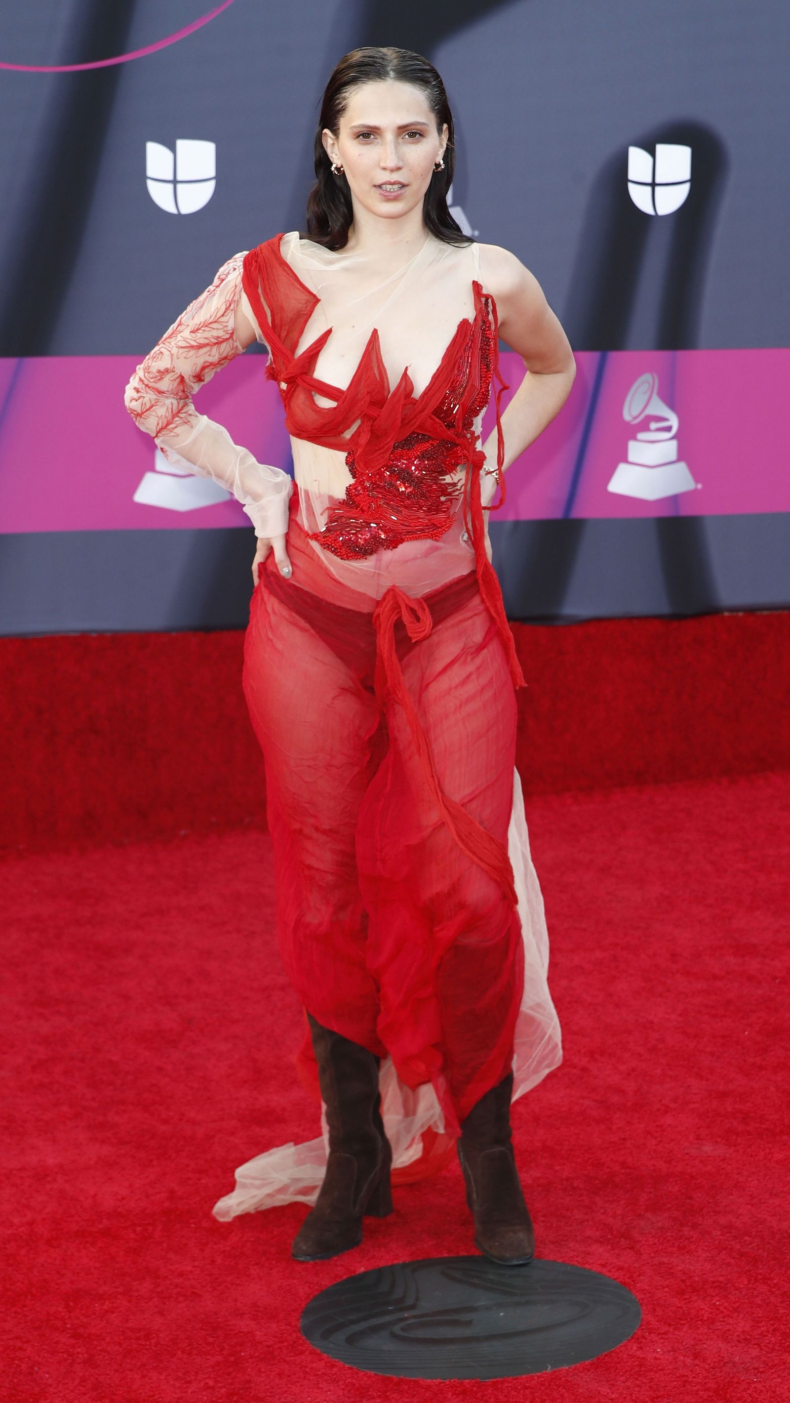 La alfombra roja de los Grammy latinos