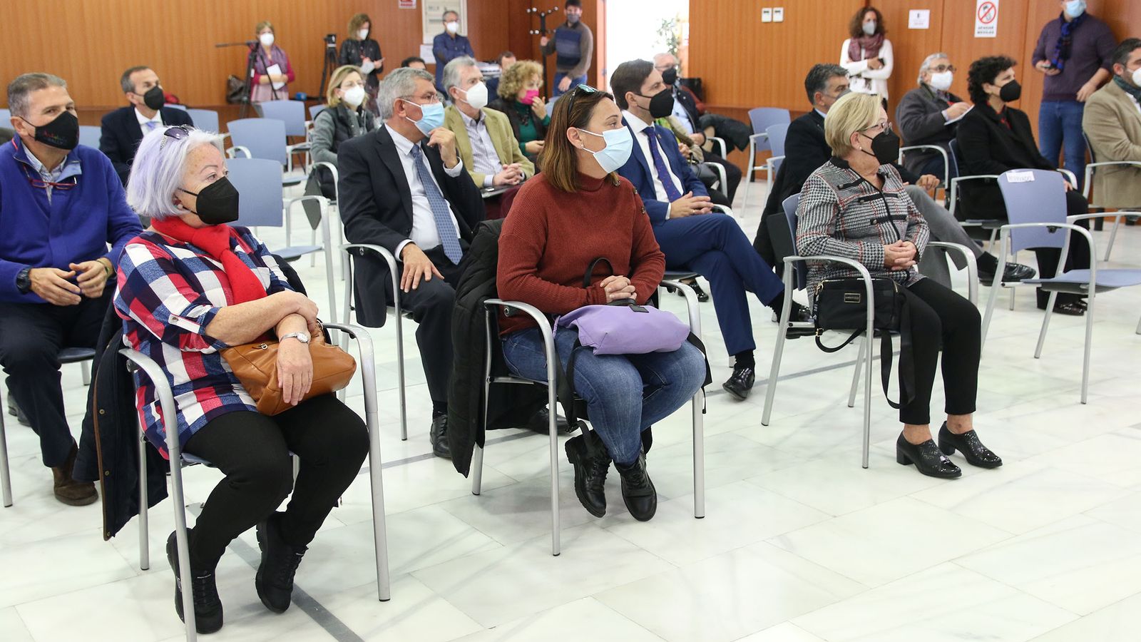 Salón de Plenos de la Cámara en el acto por Diego García Molina.
