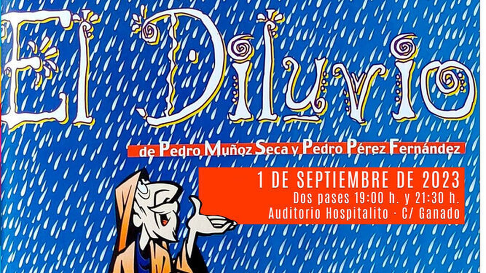 El cartel anunciador de la obra.