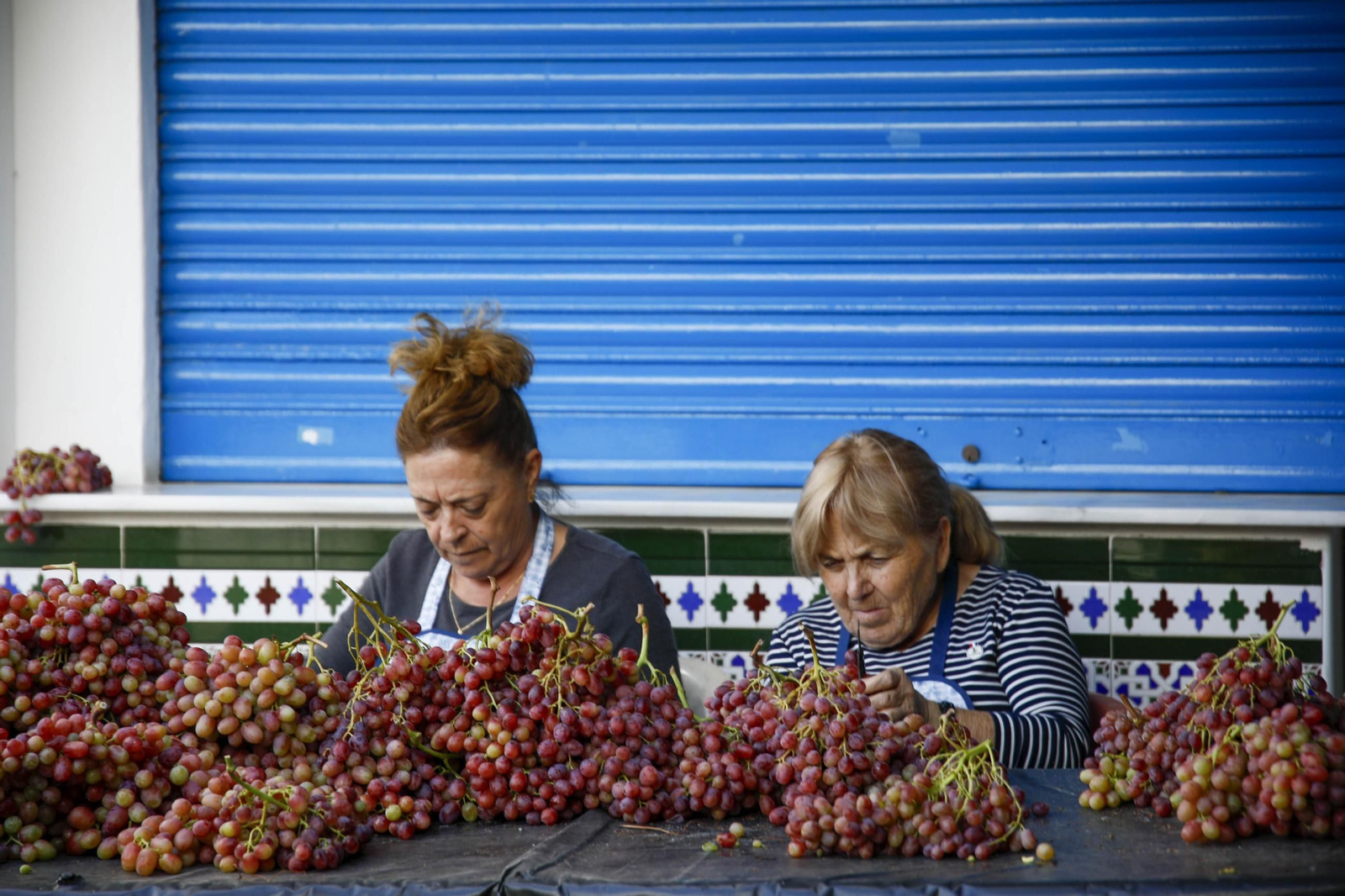 La tradicional faena de la uva de Canjayar, en imágenes