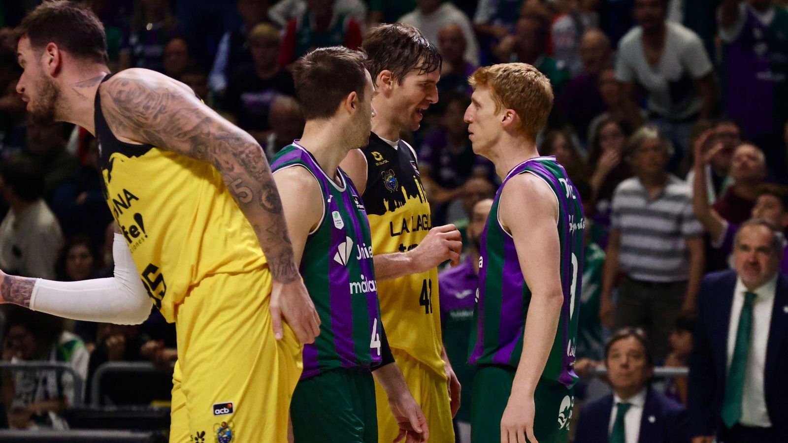 El Unicaja-La Laguna Tenerife, en fotos