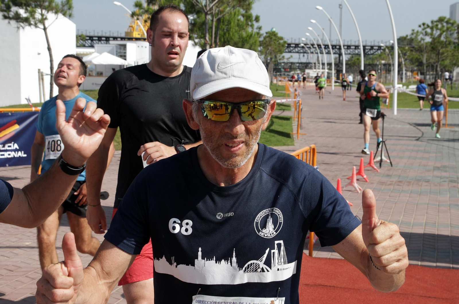 Imágenes de la Carrera Solidaria Ruta 091 organizada por la Policía Nacional