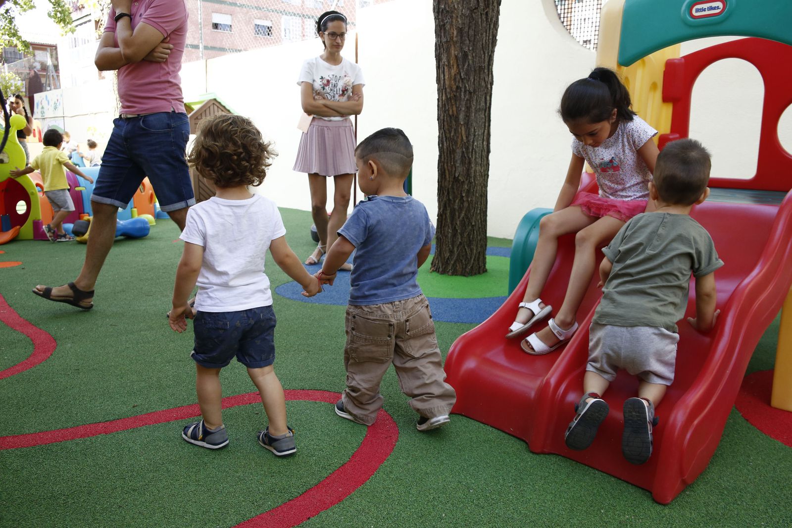 Una escuela infantil en una imagen de archivo.