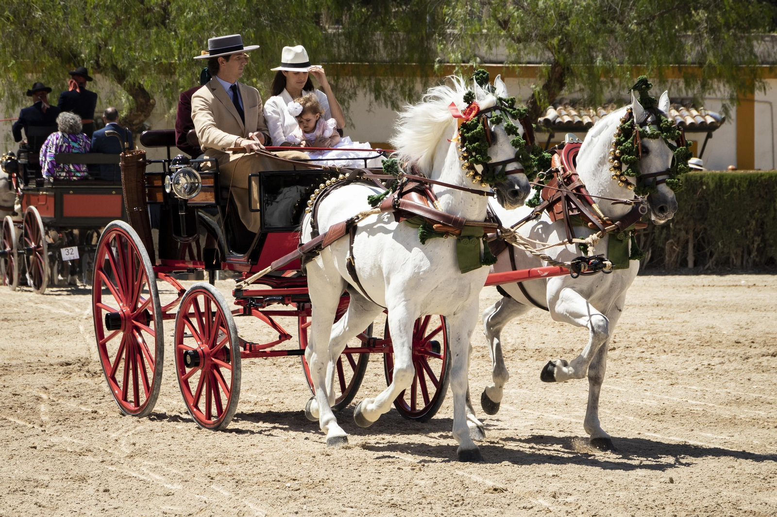 Puro espectáculo en el Concurso de Enganches de la Feria del Caballo de Jerez