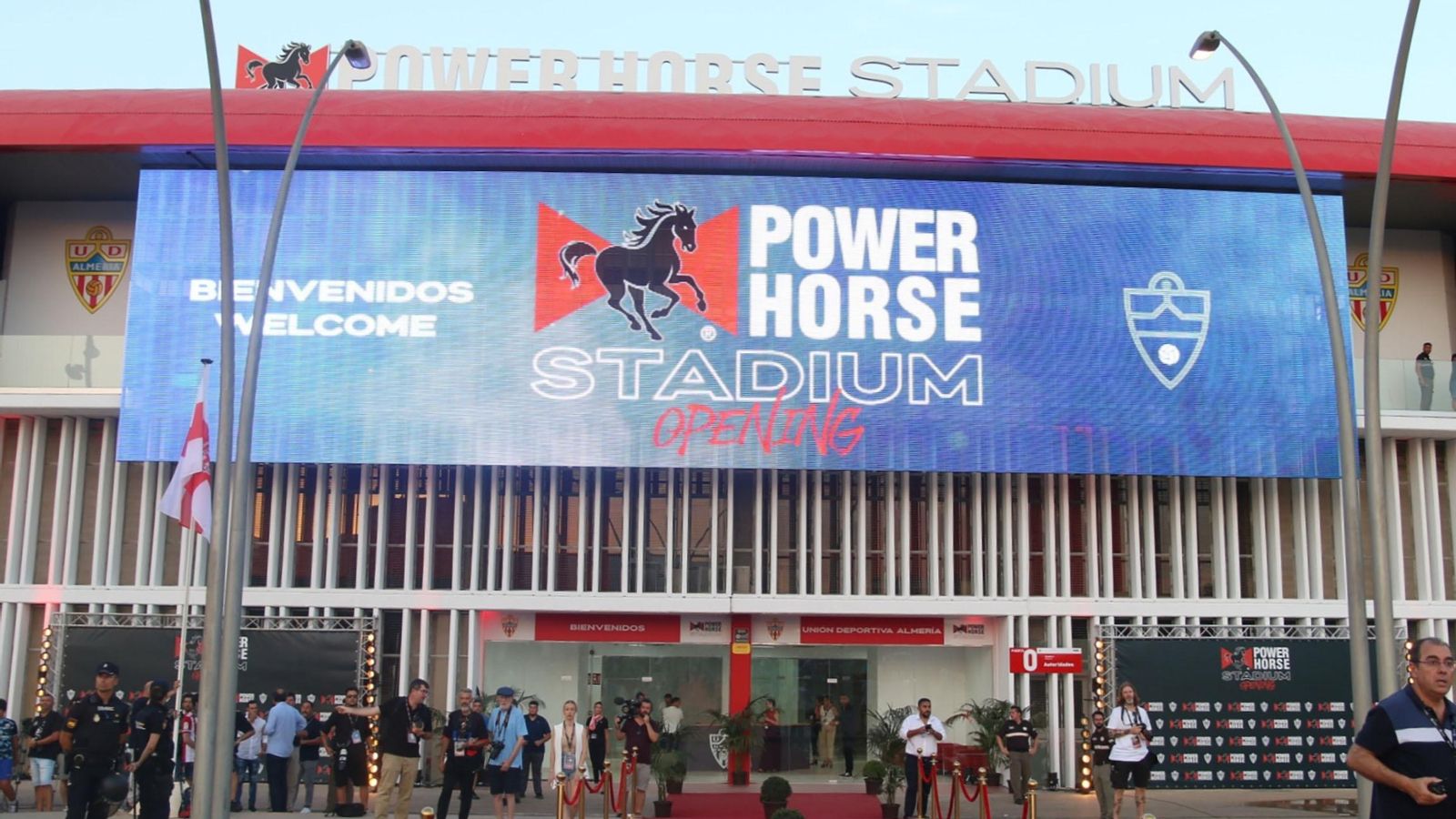 La fiesta de inauguración del Power Horse Stadium en el año 2022.