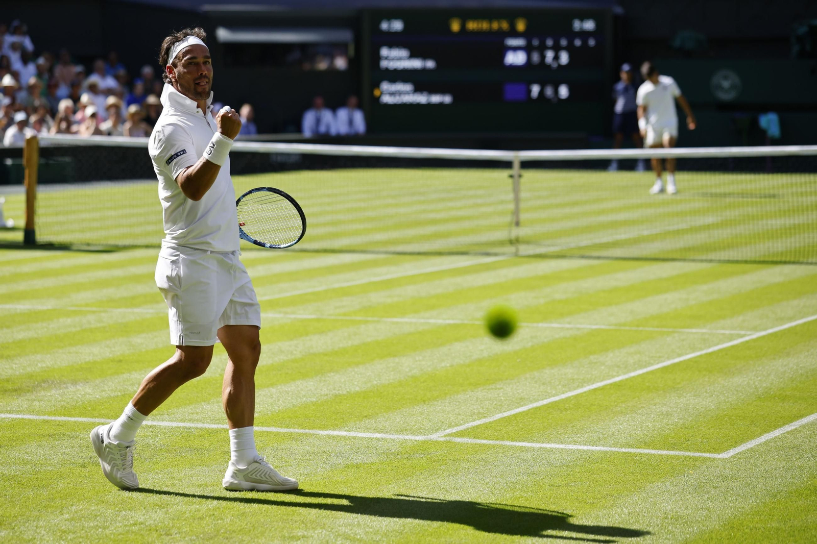 Las imágenes del debut de Alcaraz en Wimbledon y del resto de la jornada
