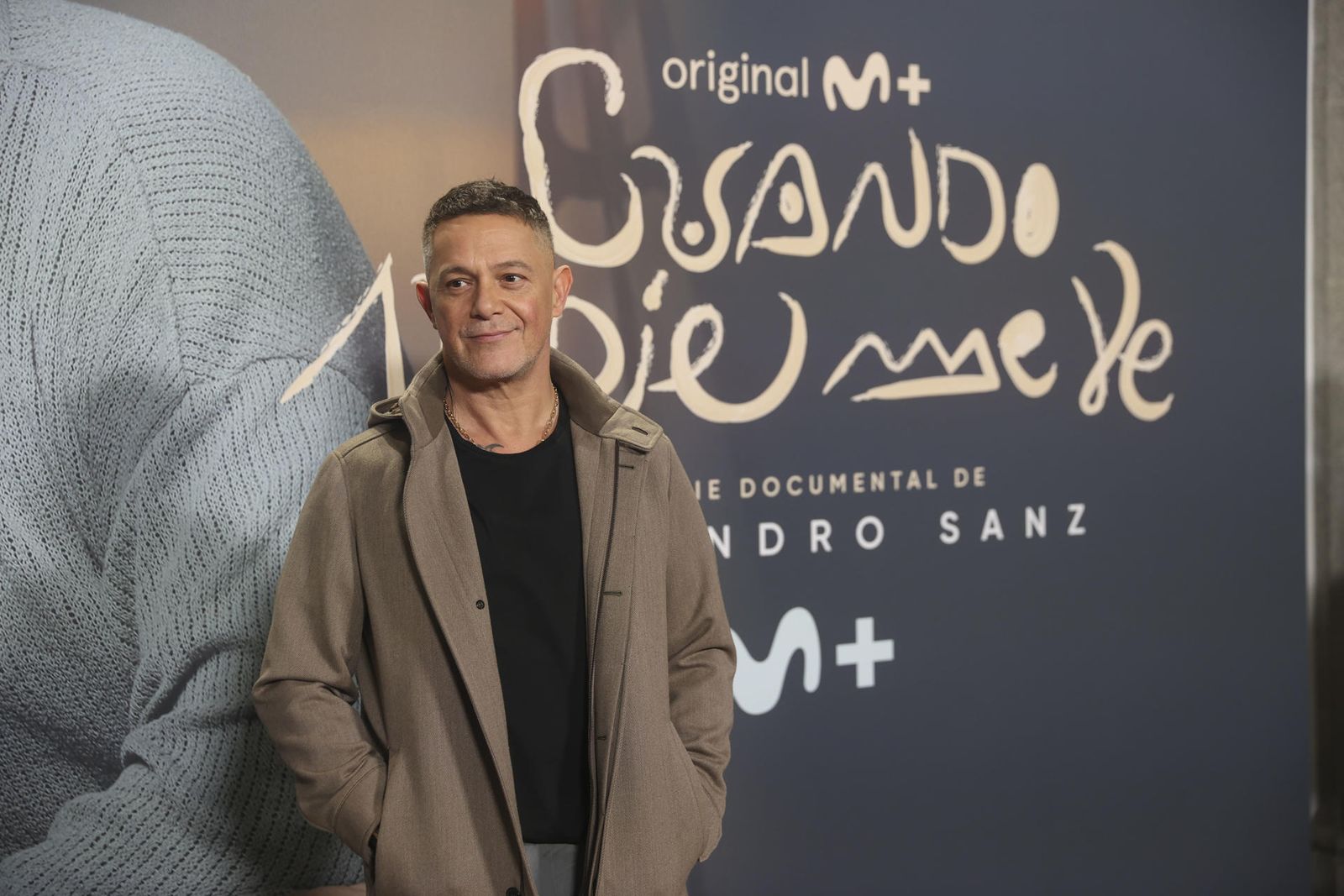 Alejandro Sanz en la presentación de 'Cuando nadie me ve'