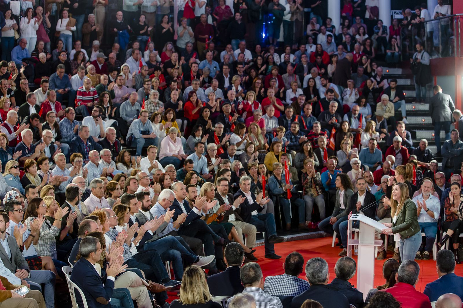 Imágenes del mitin del PSOE en Cádiz