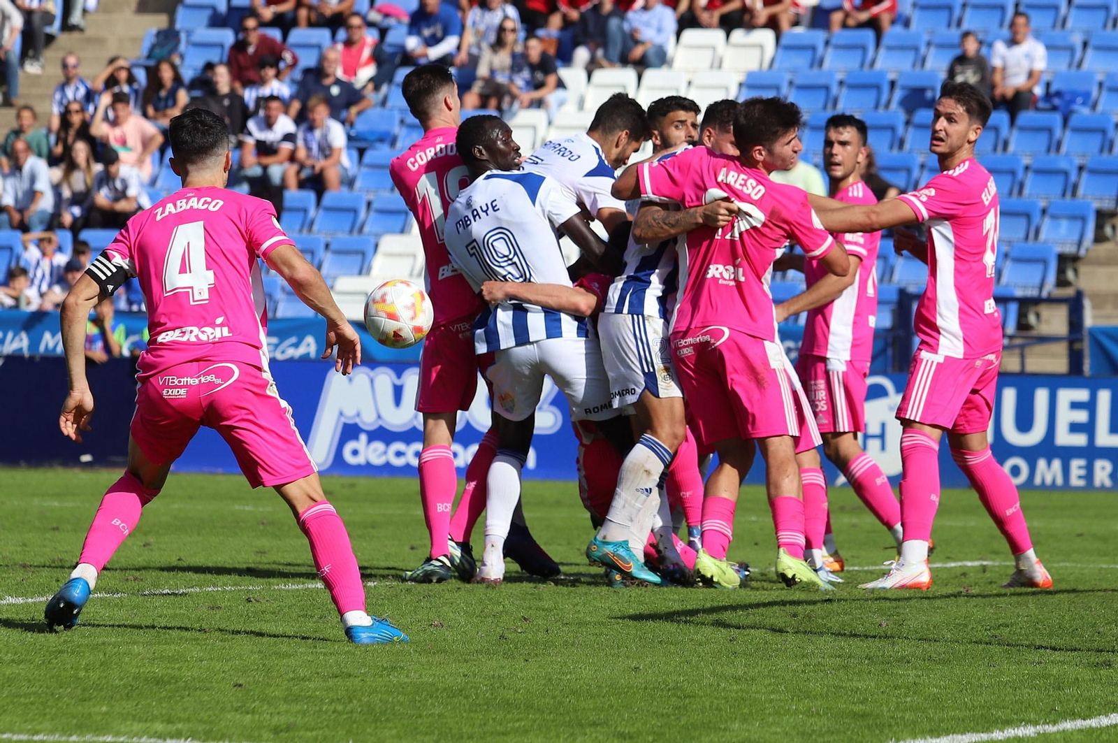 Las mejores imágenes del Recreativo de Huelva-Burgos, partido de eliminatoria de la Copa del Rey