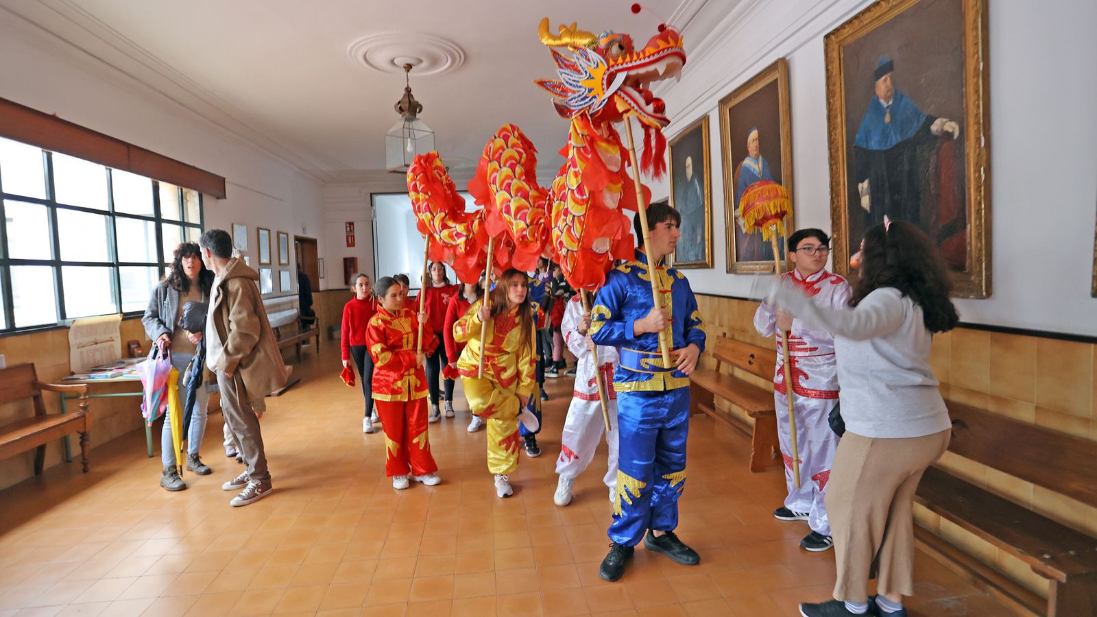 Celebración del Año Nuevo Chino en el IES Coloma de Jerez