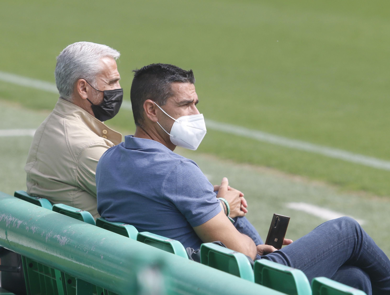 Las imágenes del primer entrenamiento de Germán Crespo al frente del Córdoba CF