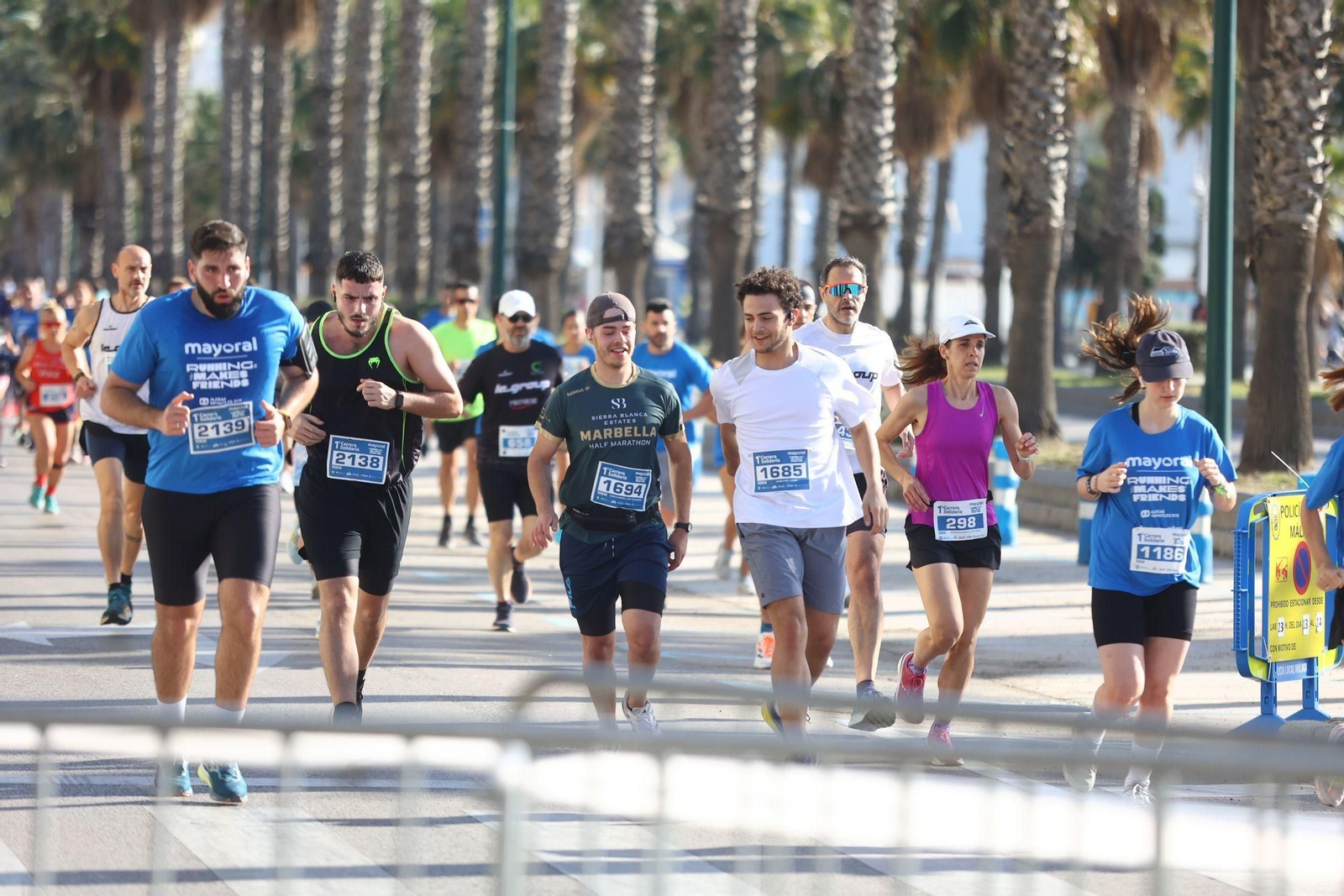Las mejores fotos de la I Carrera Solidaria Mayoral de Málaga