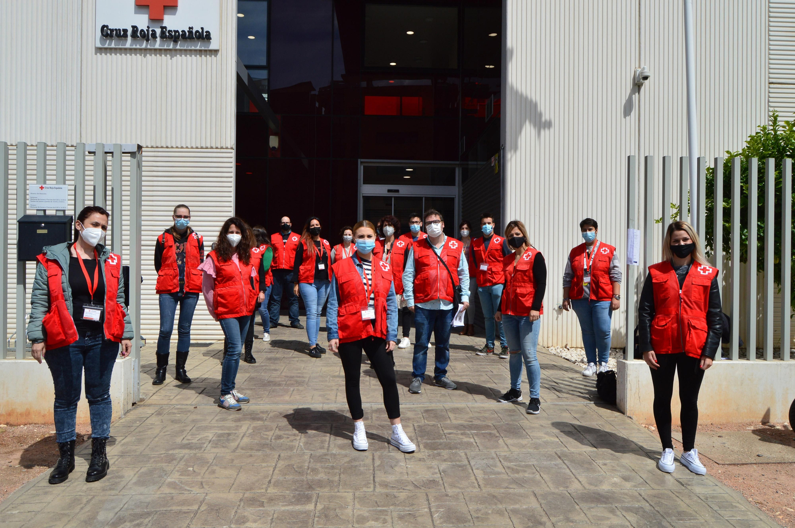 Plantilla de Cruz Roja en Córdoba.