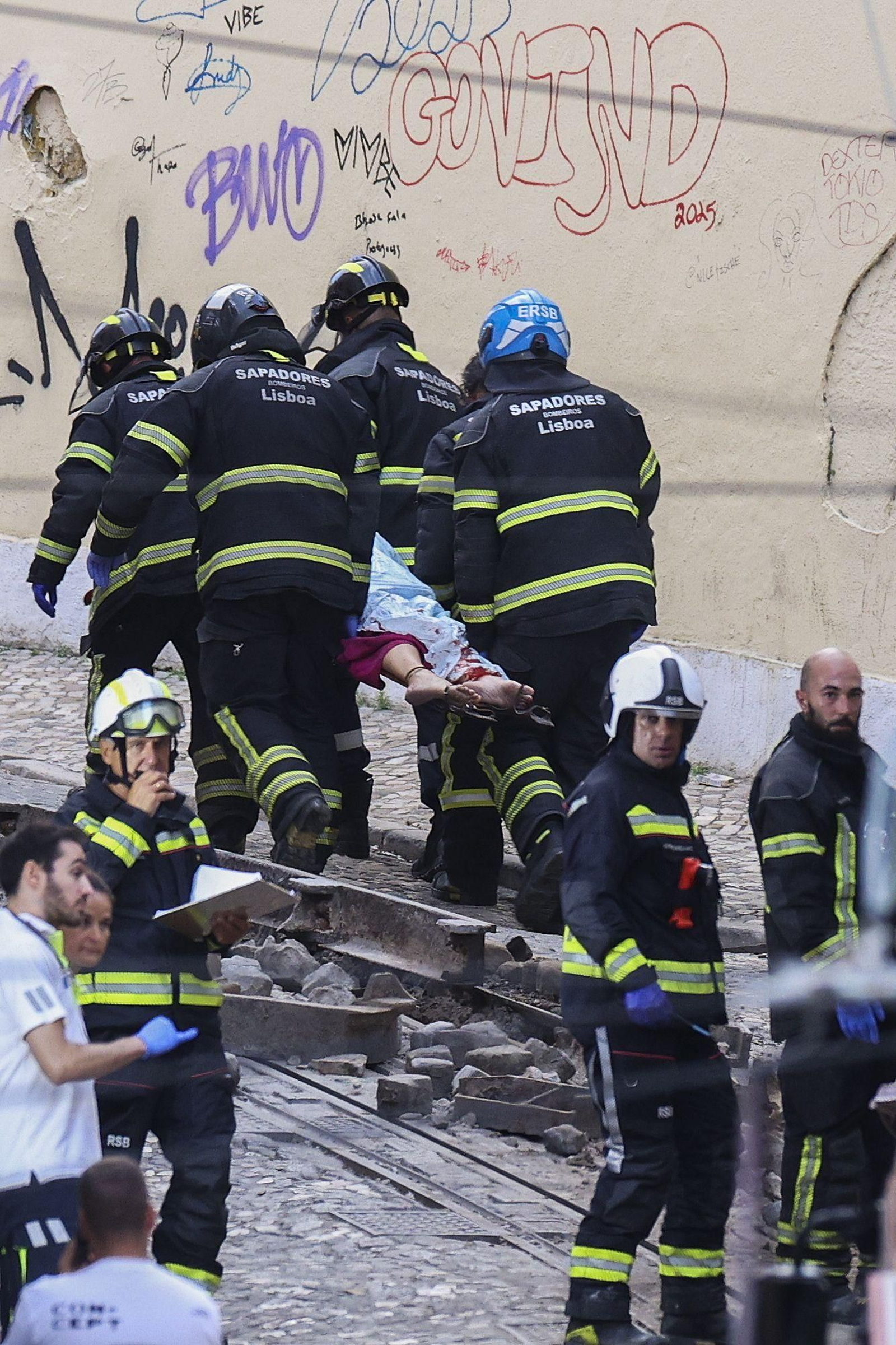 El trágico accidente del funicular de Lisboa