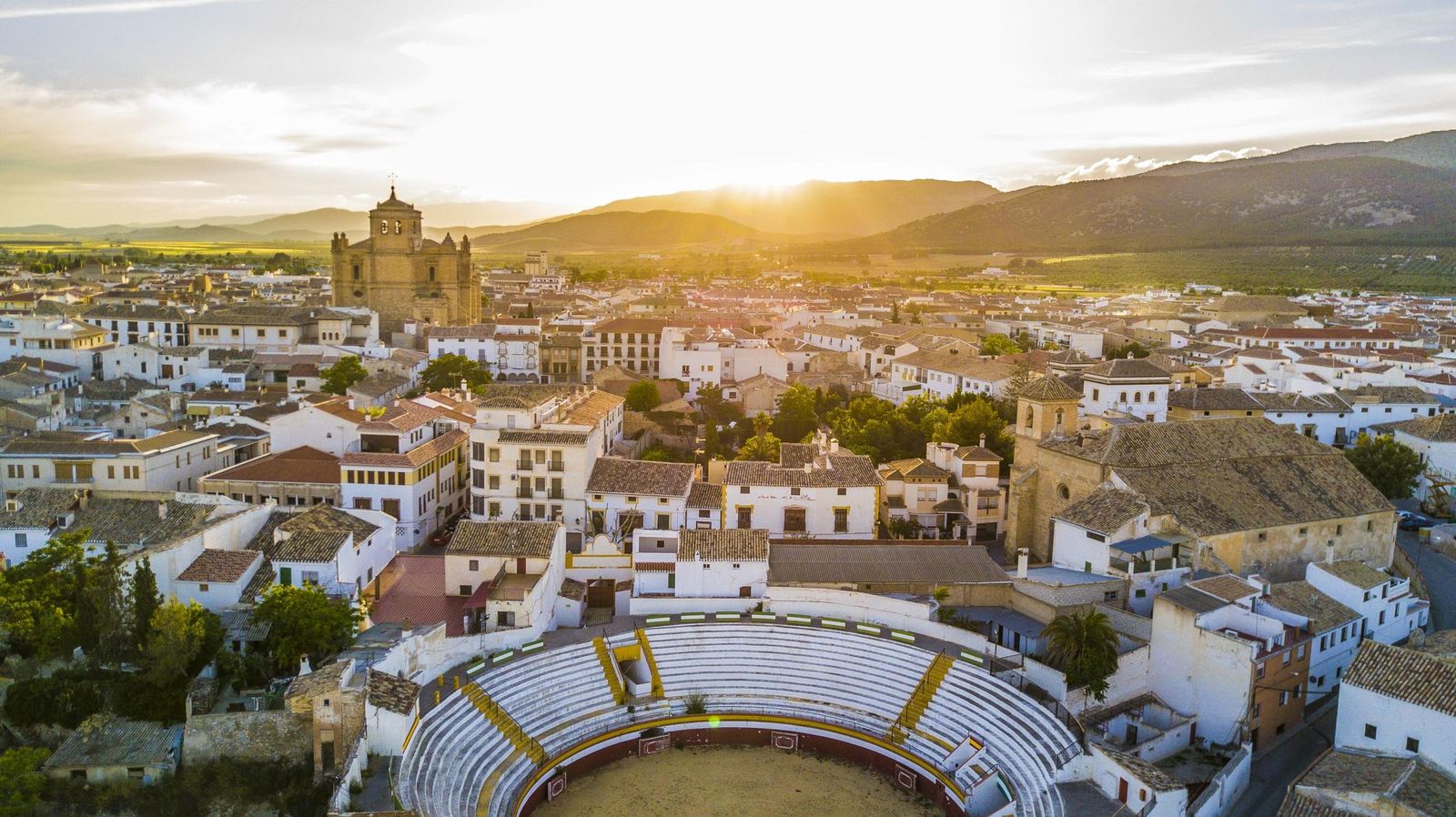 Vista aérea de Huéscar