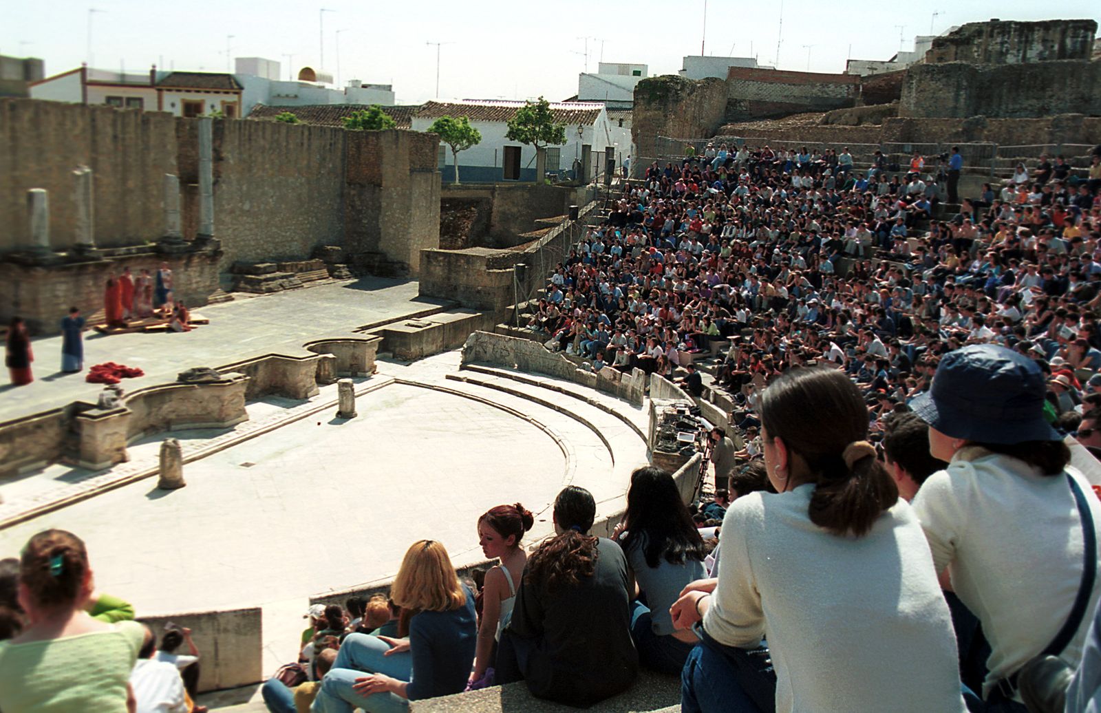 Representación en el Teatro Romano de Itálica, en Santiponce.