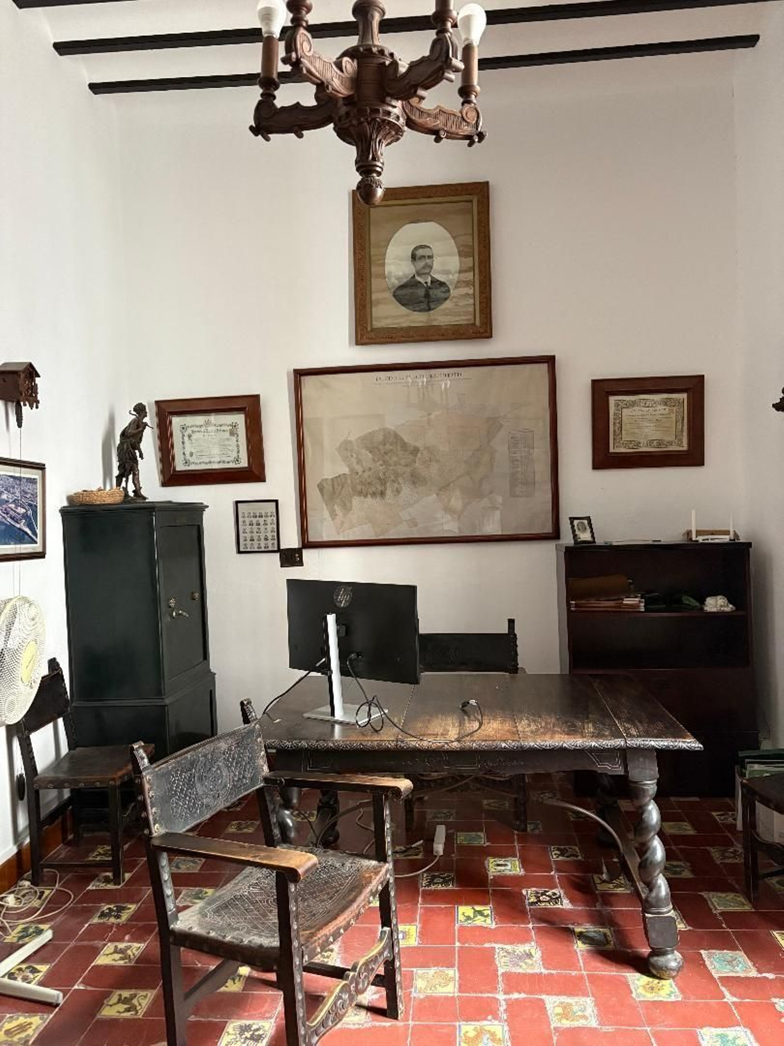 Más detalles de la casa en el centro de Estepa.