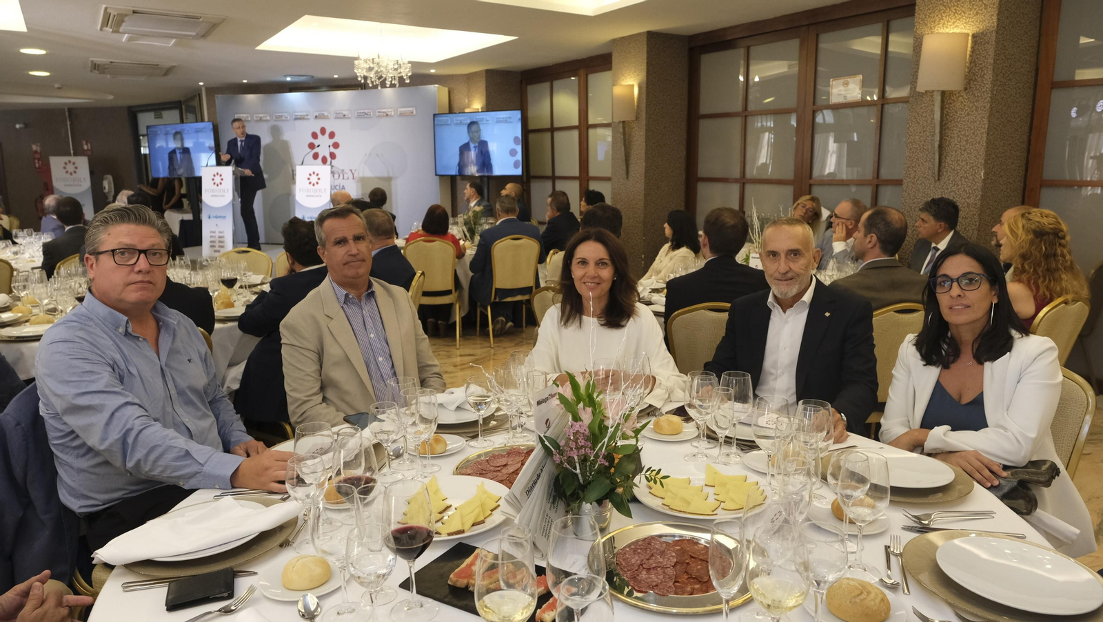 Imágenes del Foro Joly en Almería, con el Gobernador del Banco de España, Pablo Hernández de Cos