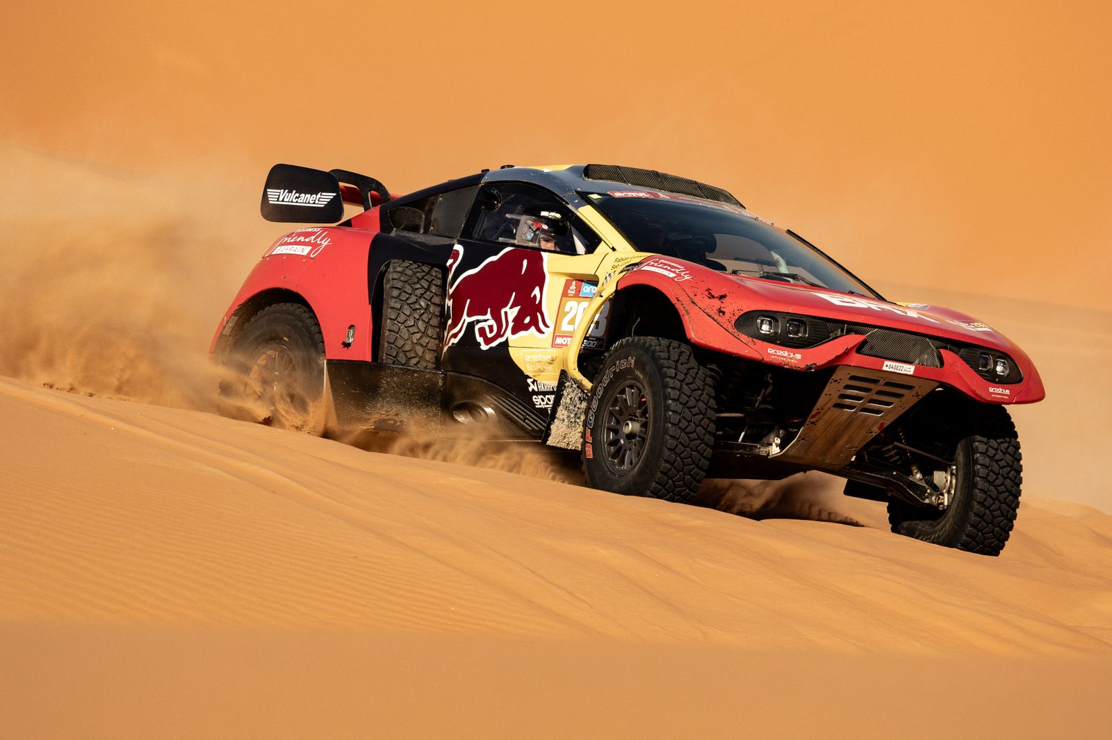 Las mejores fotos del Dakar por las dunas