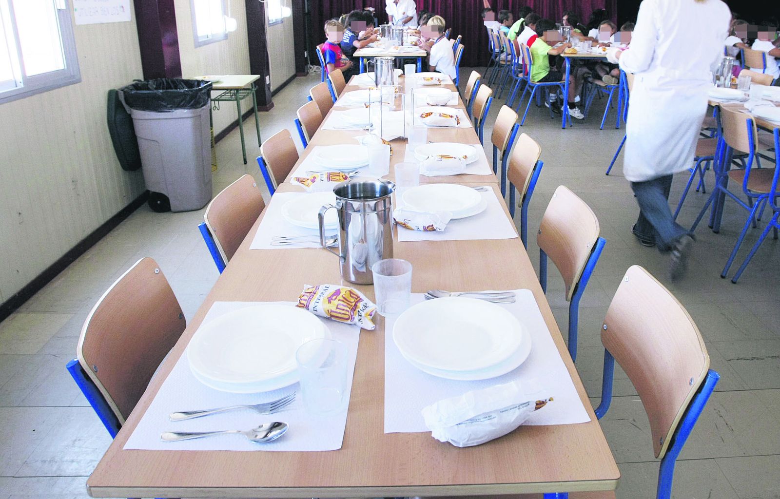 Un comedor escolar, en una imagen de archivo.