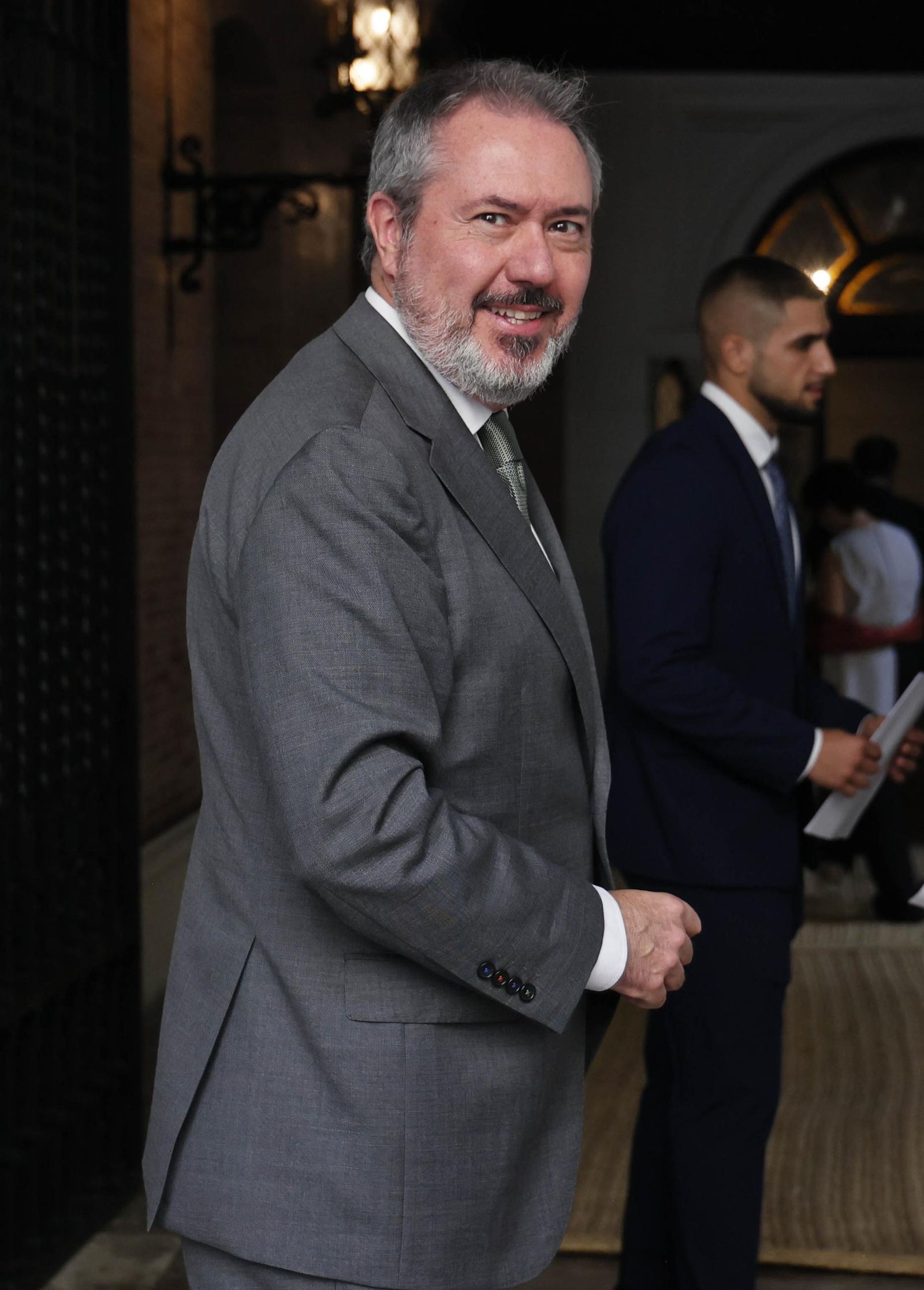 Antonio Muñoz celebra su boda en el Palacio de la Motilla