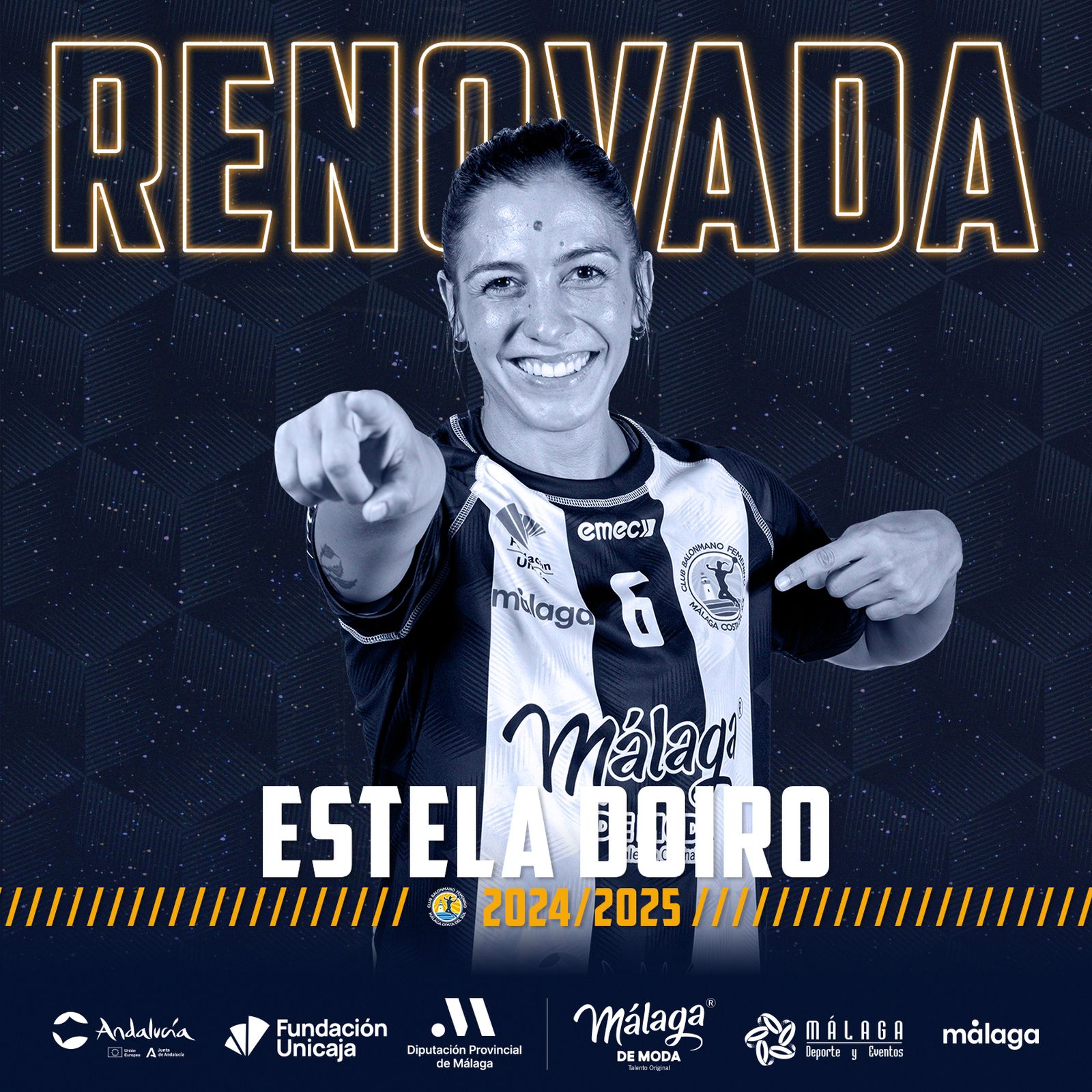 Estela Doiro, jugadora del Costa del Sol.