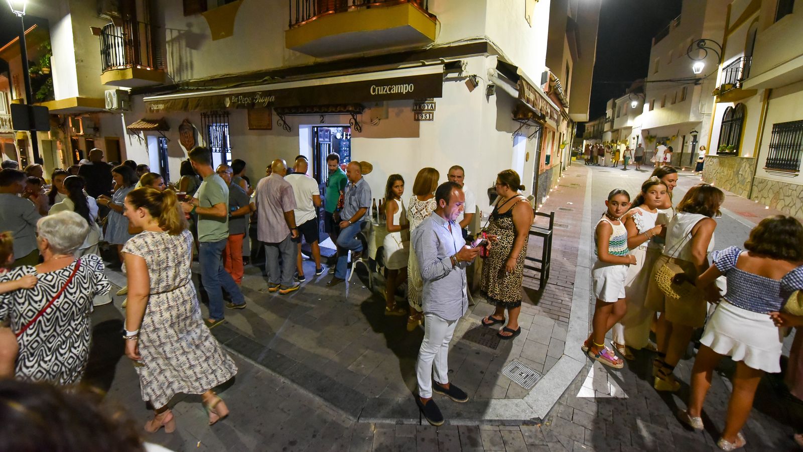 La noche de las velas y Perseidas de Algeciras, en imágenes