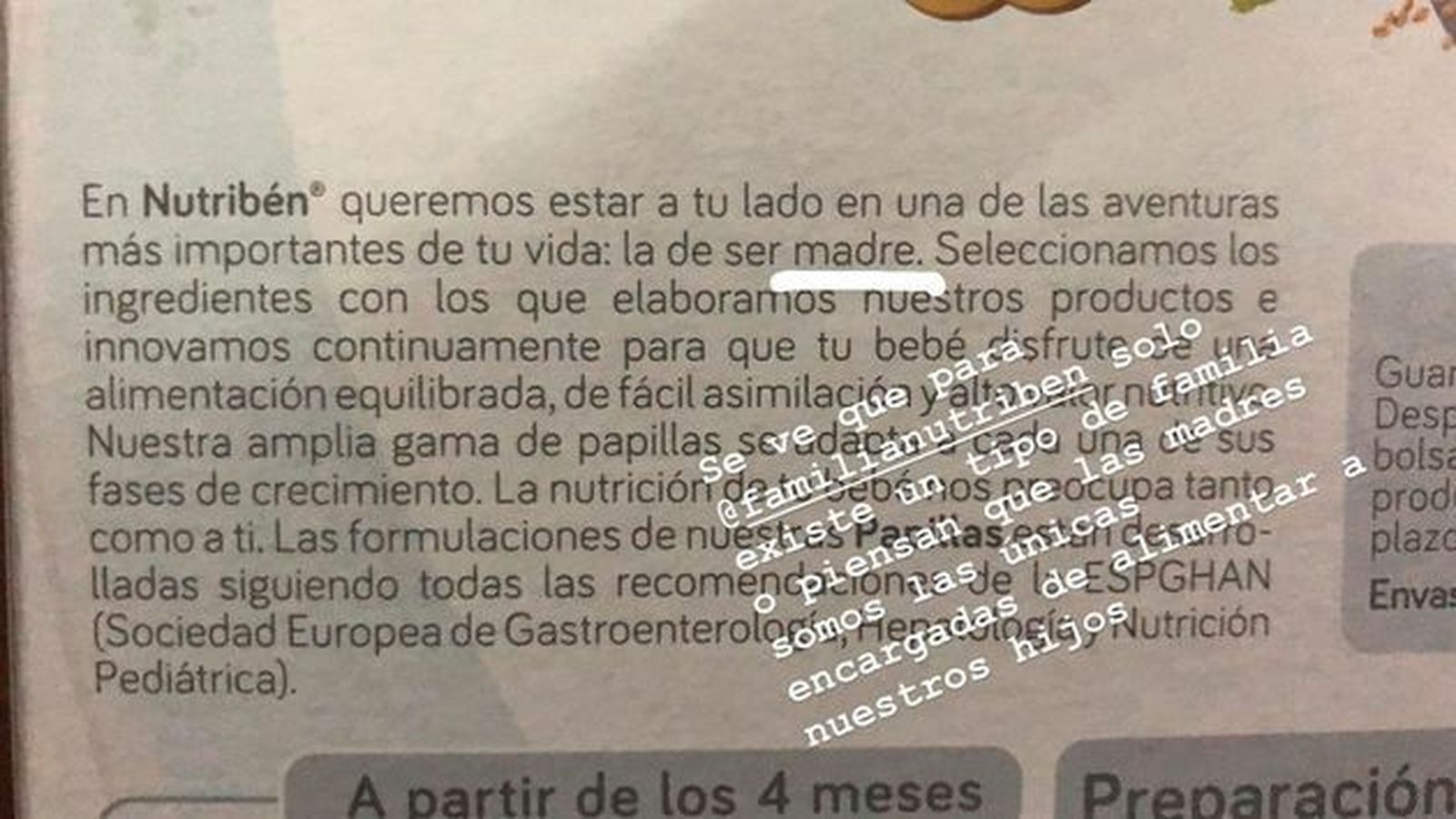 Publicación en el 'stories' de Instagram de Eva González.