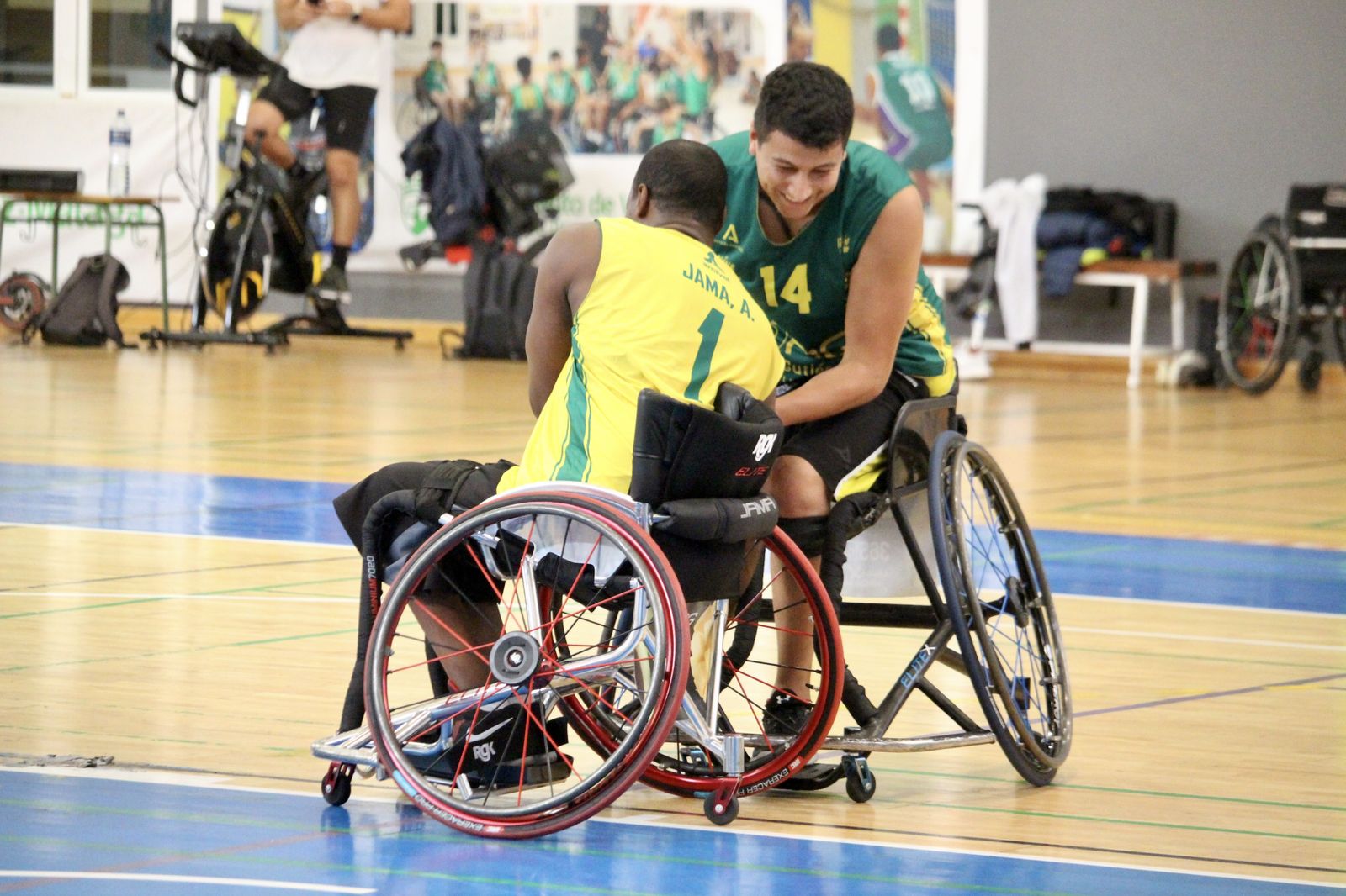 Entrenamiento del  equipo veleño.