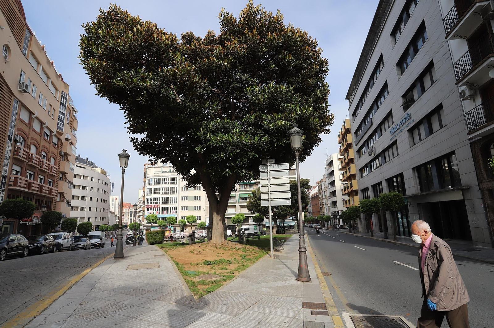 Vista de una calle de Huelva.