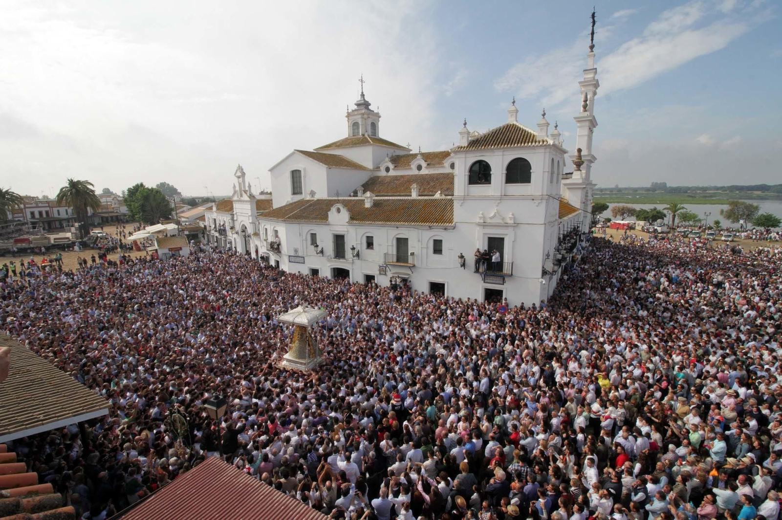 Procesión de la Virgen del Rocío.
