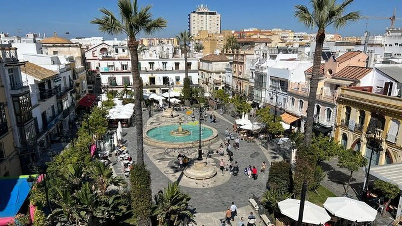 Plaza del Cabildo en Sanlúcar de Barrameda.