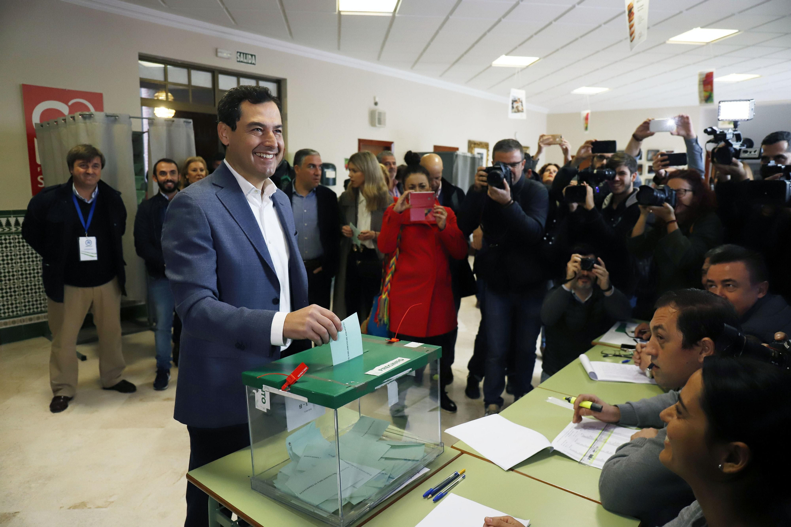 Las imágenes de las elecciones andaluzas 2018