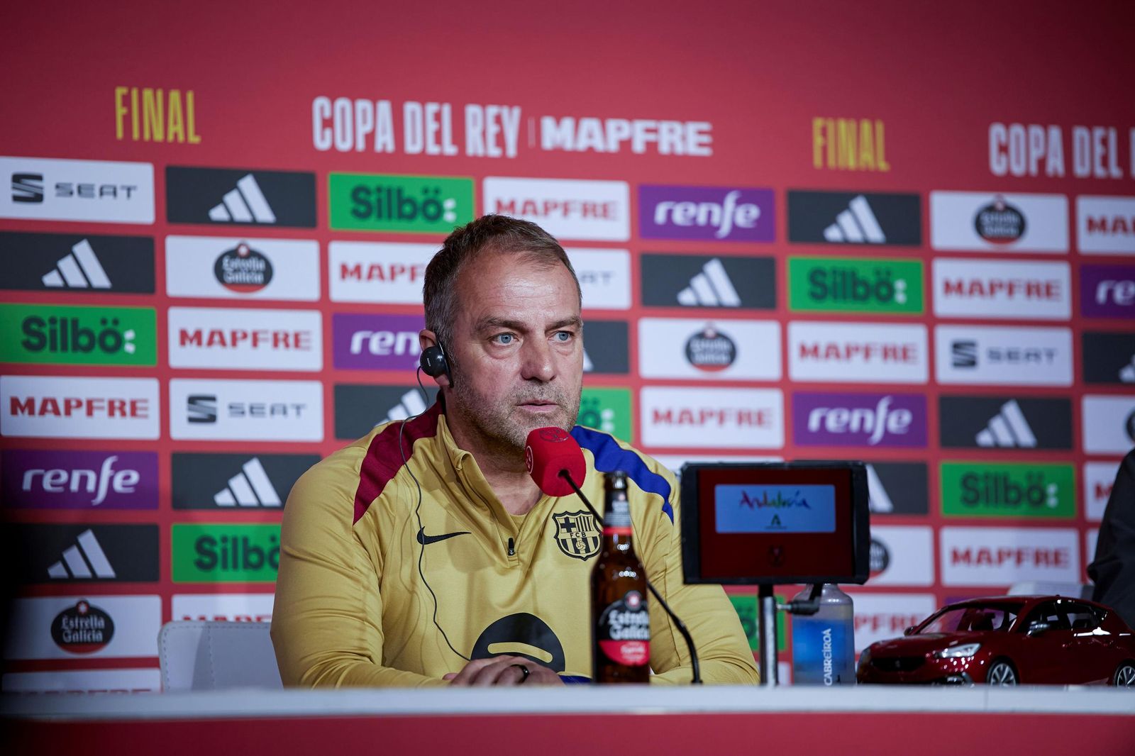 La fotos del día antes de la final de Copa Barcelona - Real Madrid
