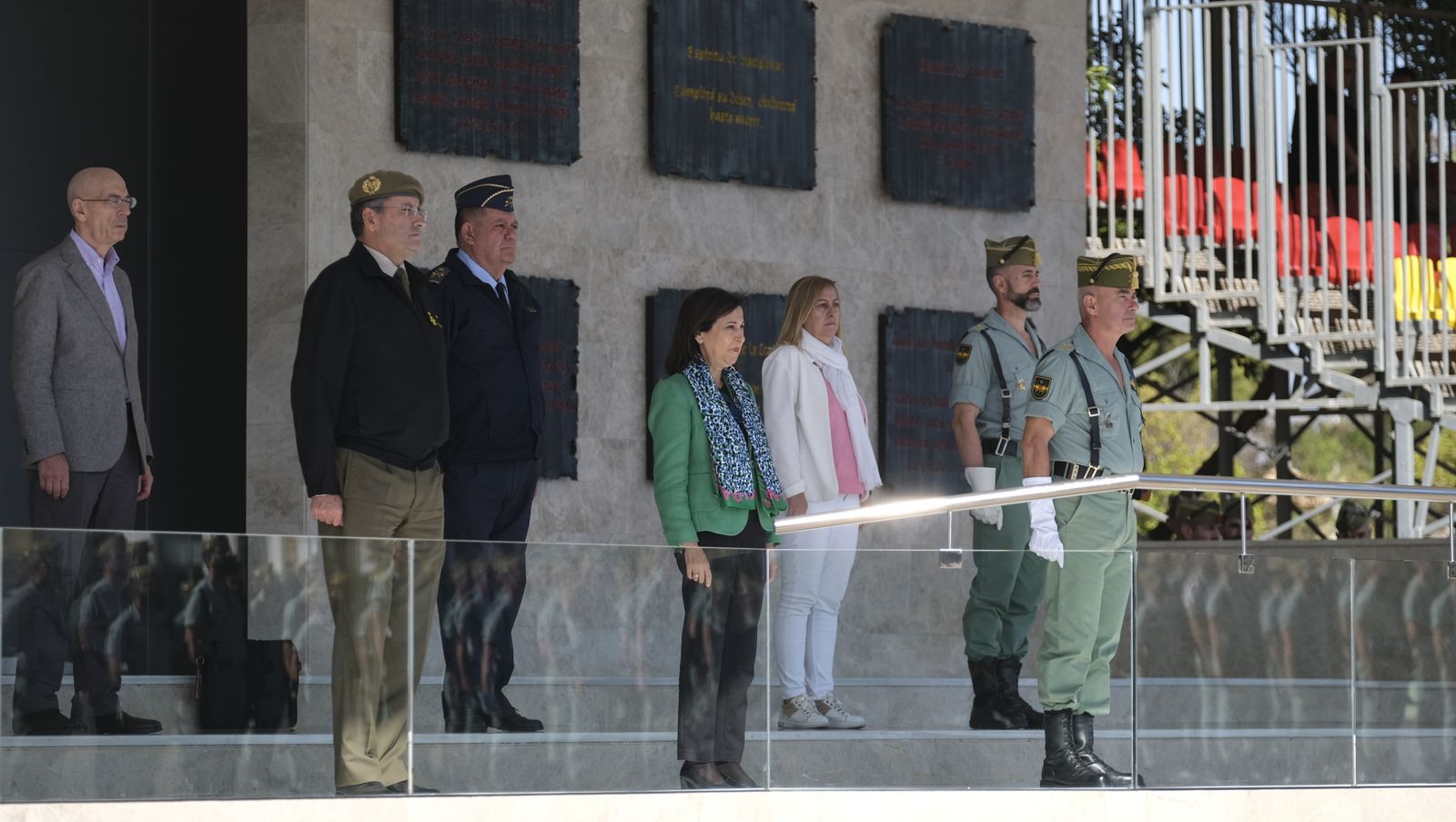 Imágenes de la visita de la Ministra de Defensa Margarita Robles a la Brigada Alfonso XIII de La Legión