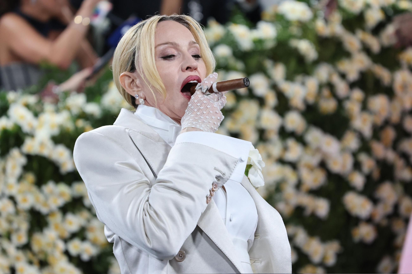 Madonna en la alfombra roja de la Met Gala 2025