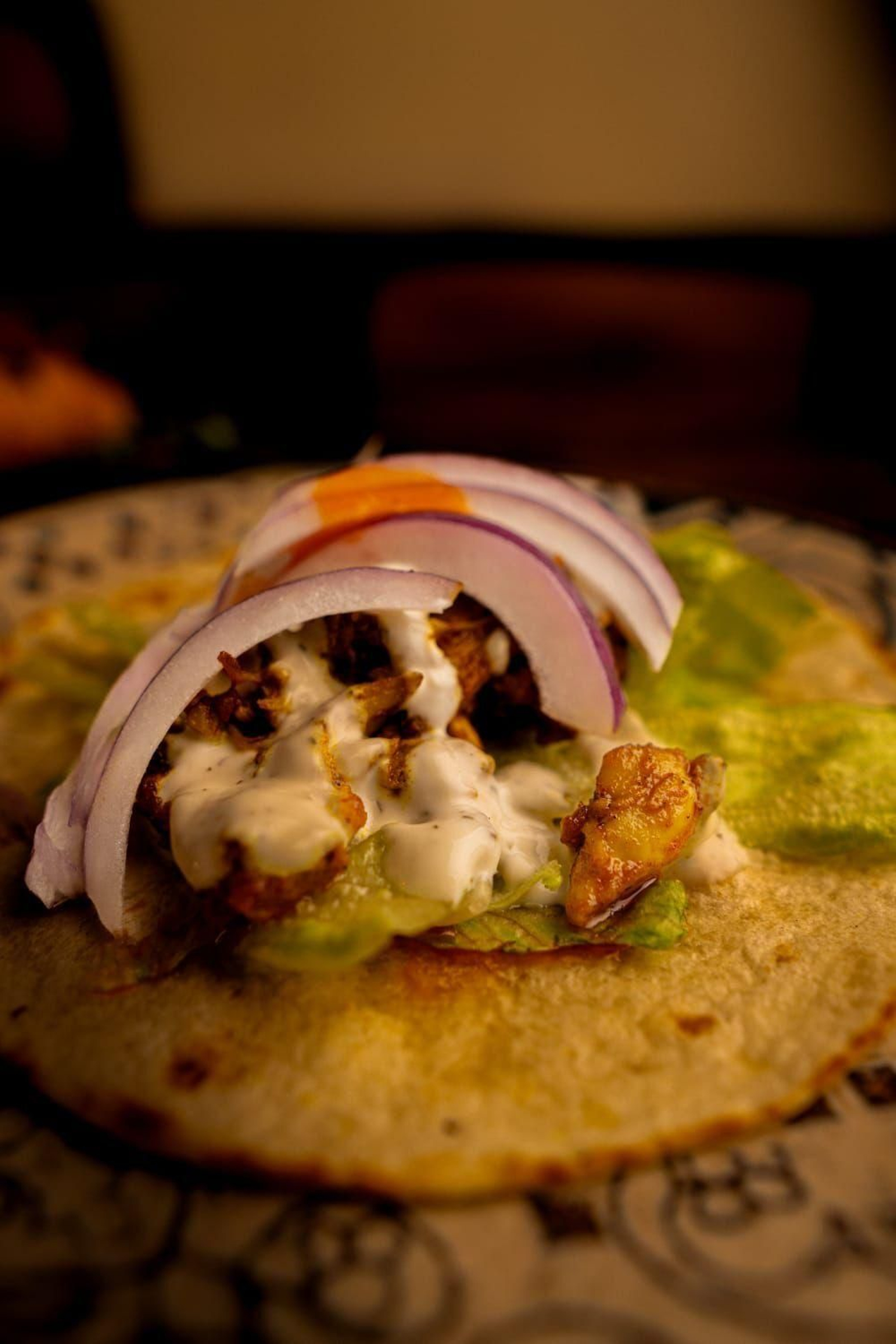 El taco de pollo desmenuzado, un imprescindible en La Retahíla.