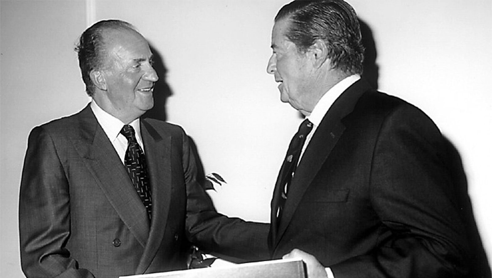 El rey Juan Carlos, con Miguel Primo de Rivera y Urquijo.