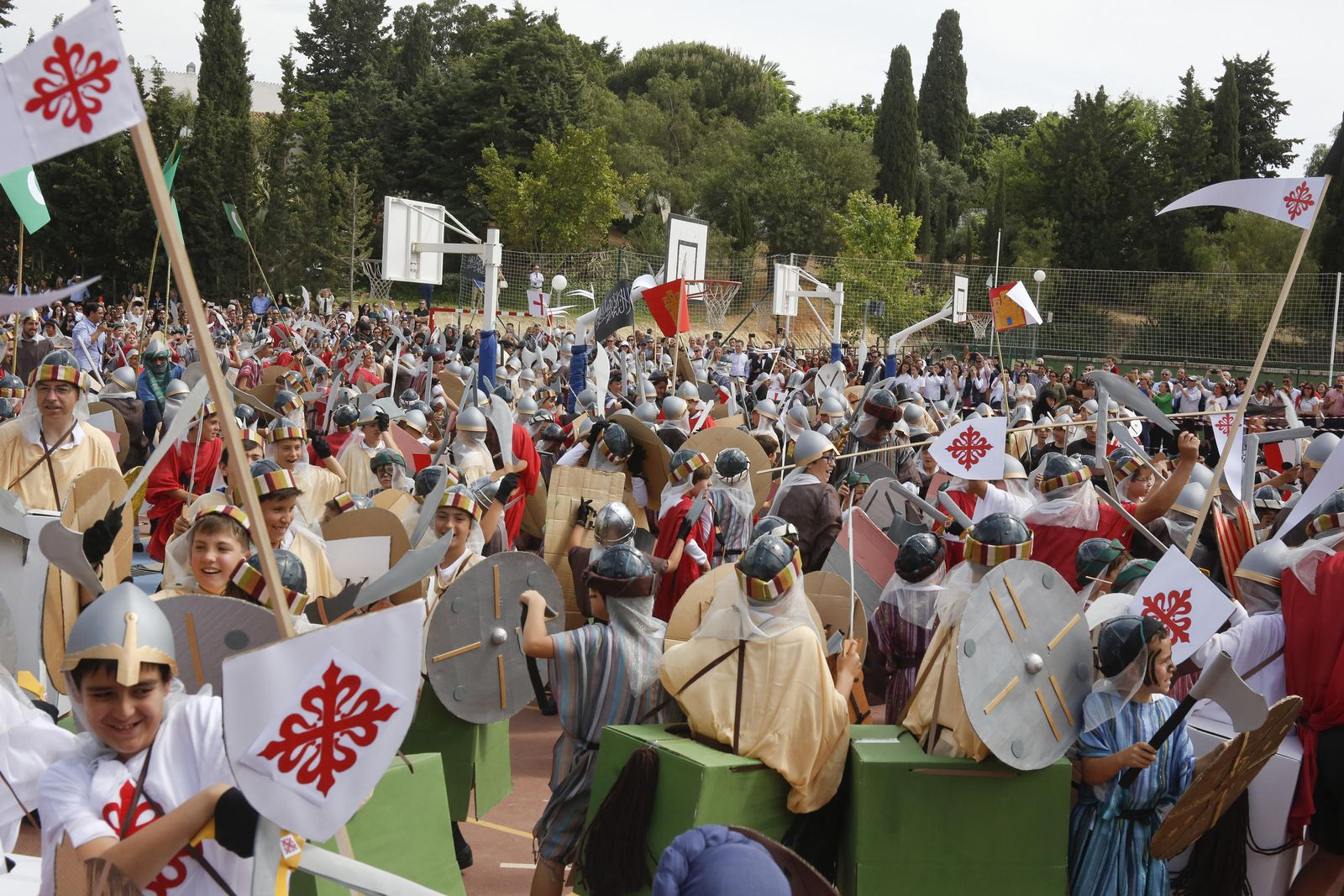 La Batalla de las Navas de Tolosa escenificada por los alumnos de El Romeral